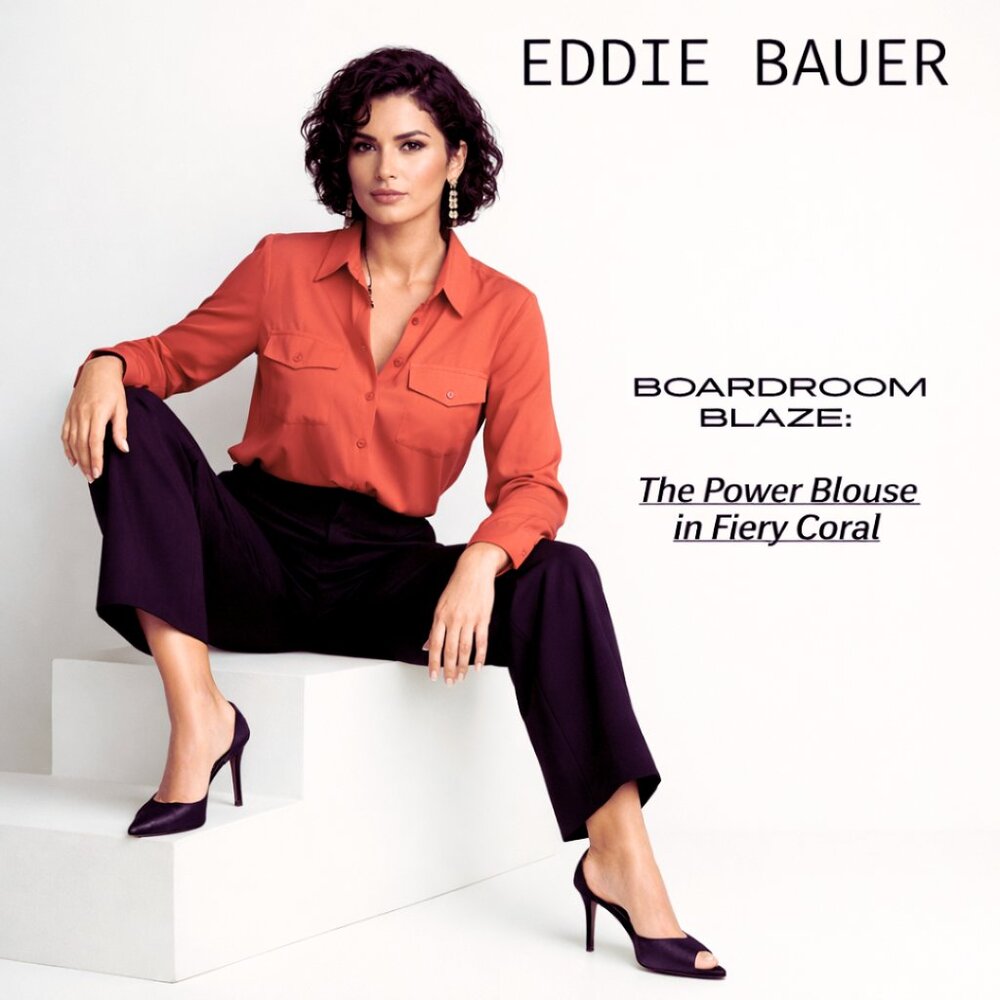 Eddie Bauer Travel Shirt / Workwear / Bundle & Save 💲 / Powerhouse Blouse